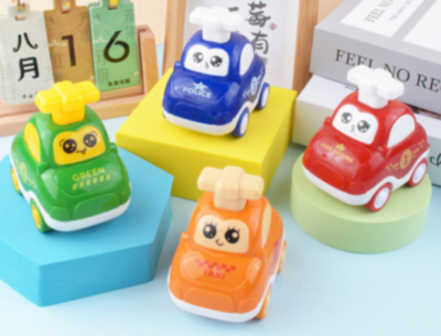 1buc. Mașinuță Cu Mecanism Apăsare Copii (culoare aleatorie) | image