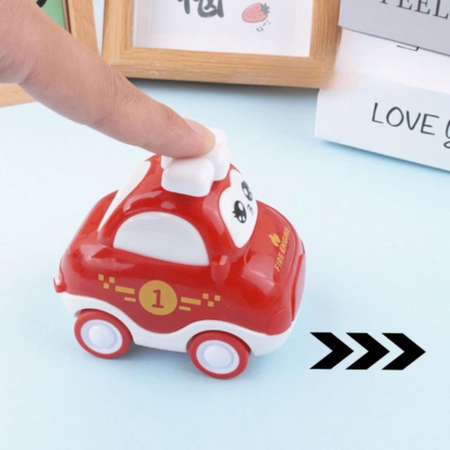 1buc. Mașinuță Cu Mecanism Apăsare Copii (culoare aleatorie)