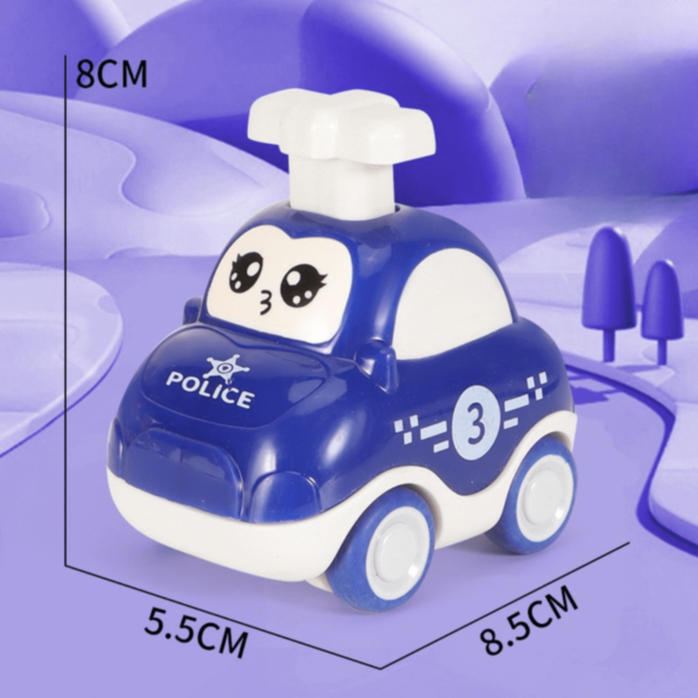 1buc. Mașinuță Cu Mecanism Apăsare Copii (culoare aleatorie)