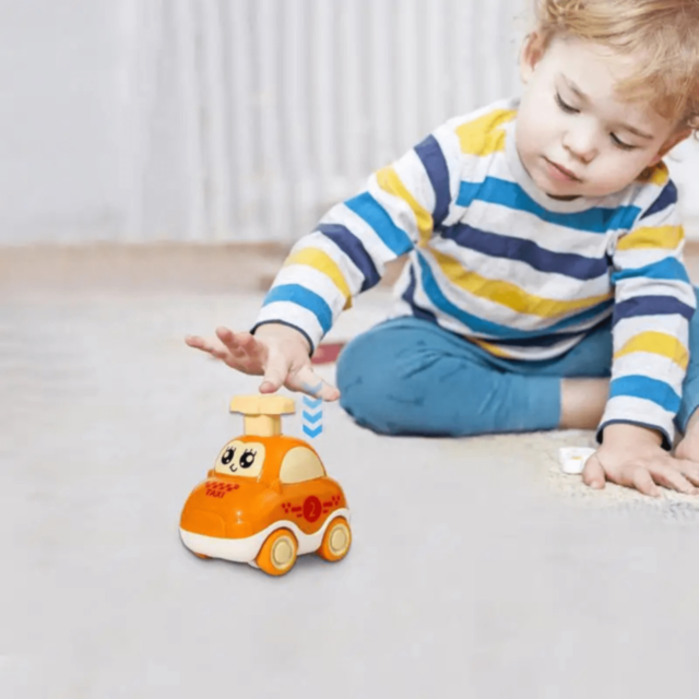 1buc. Mașinuță Cu Mecanism Apăsare Copii (culoare aleatorie)