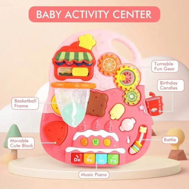 Premergător 2 în 1 cu Masă de Activități