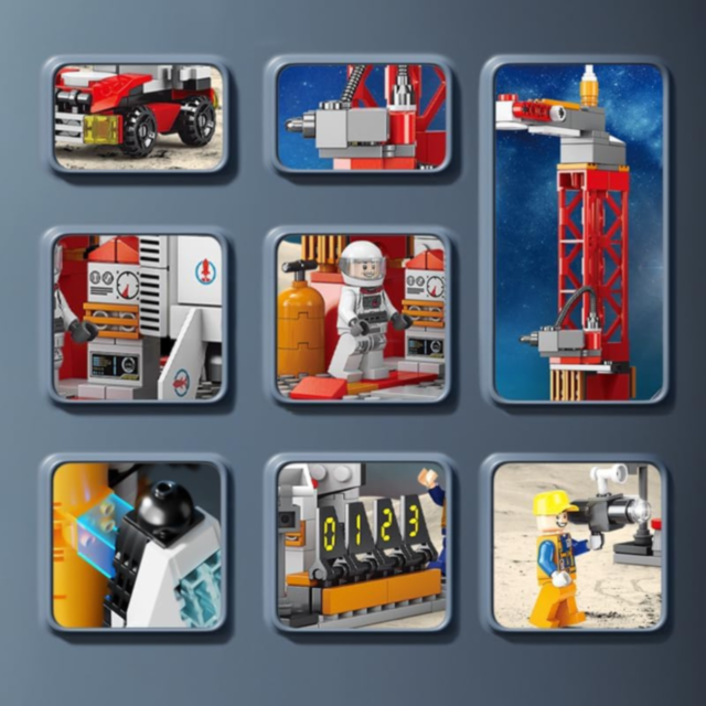 Set de Construcție Navetă Spațială cu Rachetă și Astronauți – 521 Piese 