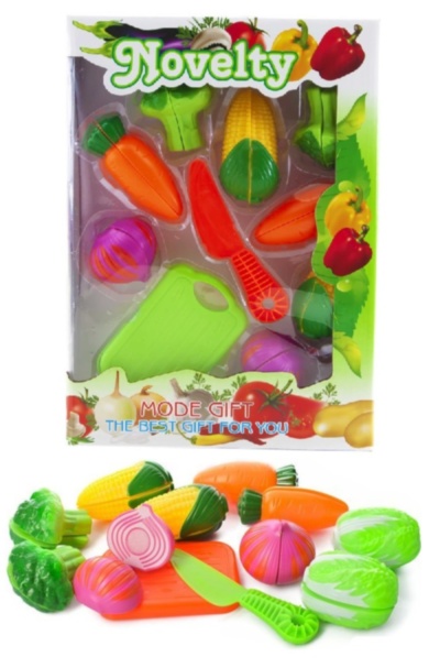 Set 8 Legume de Feliat cu Cuțit și Tocător | image