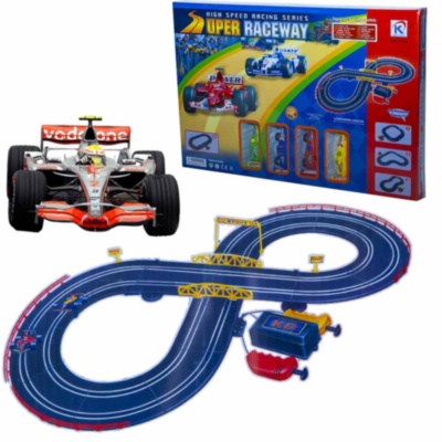 Pista Formula 1 cu 2 Bolizi, 2 Telecomenzi, și 2 Caroserii de Schimb | image