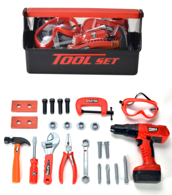 Trusa Bormașină Electrică cu Scule și Unelte de Construcție