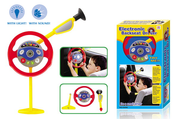 Volan Interactiv pentru Scaun Auto cu Butoane, Sunete și Lumini