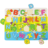 Puzzle din Lemn Alfabet – Litere Mari Colorate A-Z