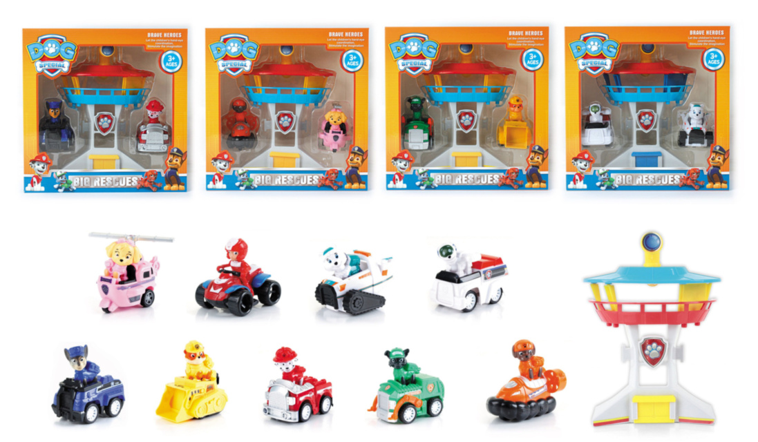 Щенячий патруль с героями и Смотровая площядка