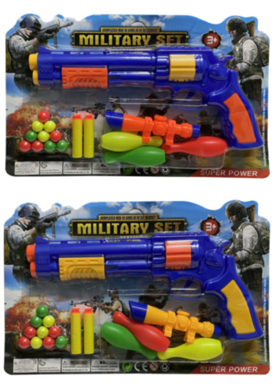 Pistol cu Gloanțe Moi cu Ventuză, Bile și Ținte | image