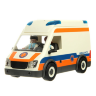 Ambulanță Medicală de Jucărie cu Echipaj și Accesorii