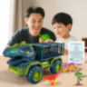 Camion Dinozaur cu Triceratops și Figurine Dino (model aleatoriu)