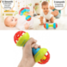 Zornăitoare Colorată pentru Bebeluși cu Bile Sunătoare 