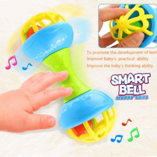 Zornăitoare Colorată pentru Bebeluși cu Bile Sunătoare 