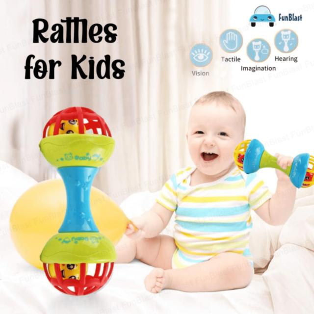 Zornăitoare Colorată pentru Bebeluși cu Bile Sunătoare 