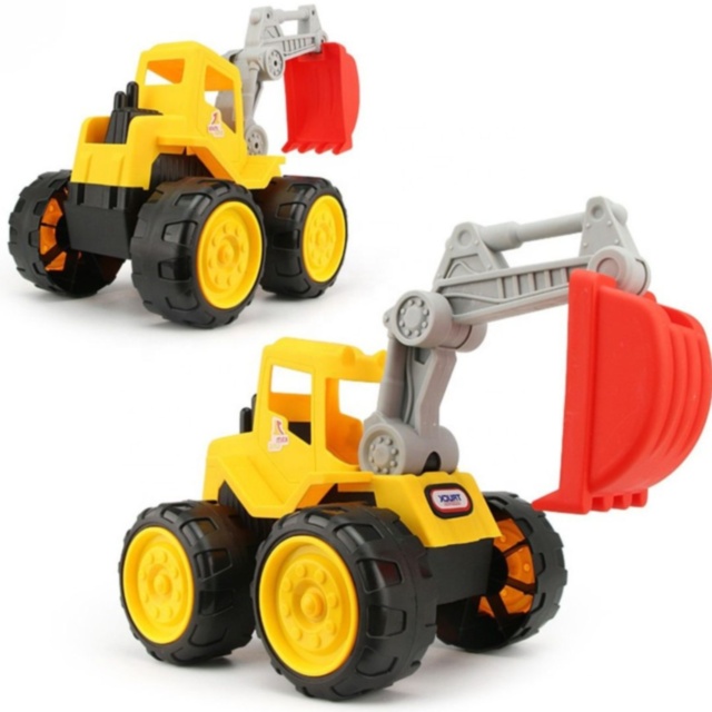 Excavator Mare cu Cupă Mobilă pentru Copii