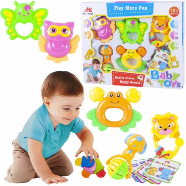 Set 5 Zornăitoare Multicolore