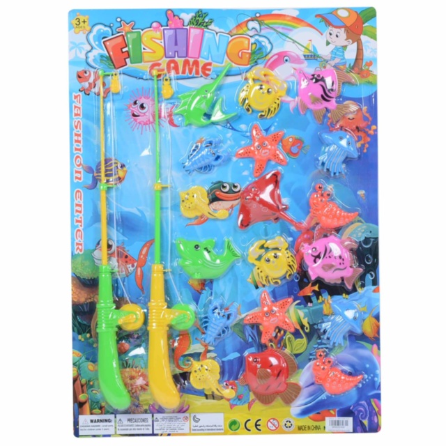 Joc de Pescuit Magnetic cu 2 Undițe