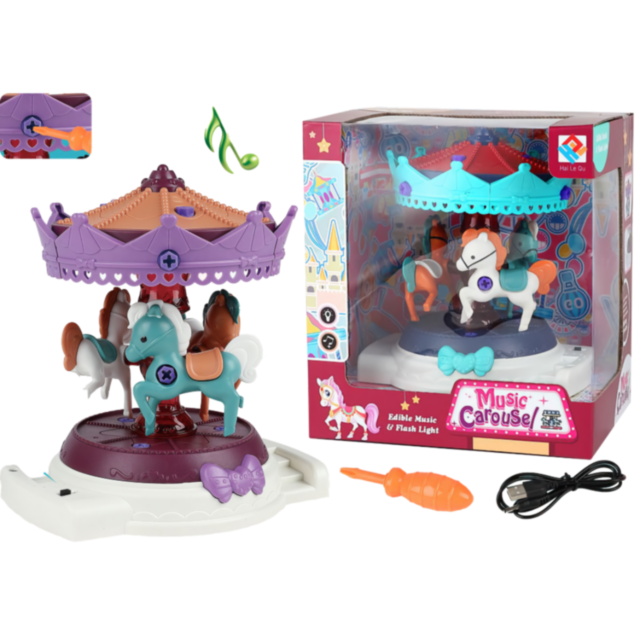 Caruselul Magic de Asamblat cu Ponei