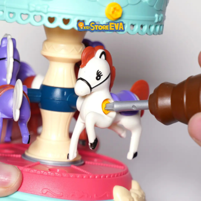 Caruselul Magic de Asamblat cu Ponei