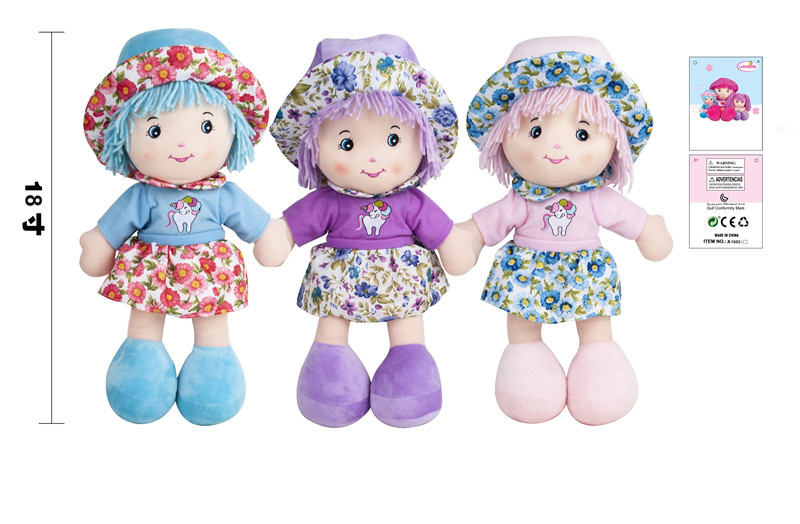 Păpușă Moale din Material Textil, 46cm