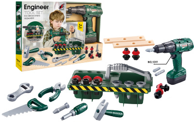 Mega Trusa Bormașină Electrică cu Scule și Unelte de Construcție | image