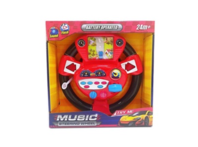 Volan Interactiv cu Simulator Auto, Butoane cu Sunete și Lumini | image