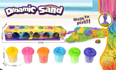 Set 6 Cutii/Culori Nisip Kinetic | image