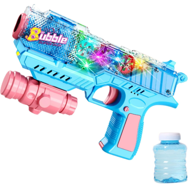 Pistol Electric cu Baloane cu Lumini – Distracție Colorată pentru Copii