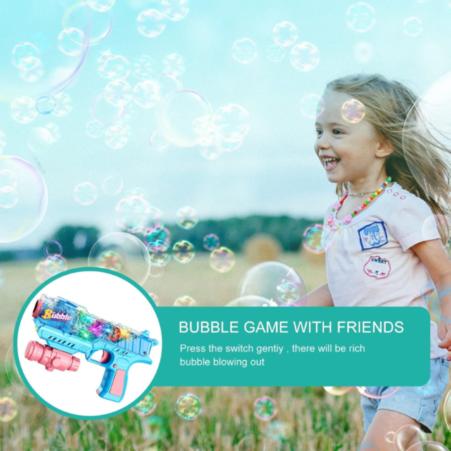 Pistol Electric cu Baloane cu Lumini – Distracție Colorată pentru Copii