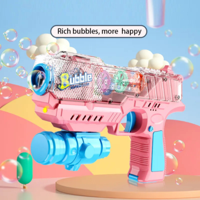 Pistol Electric cu Baloane cu Lumini – Distracție Colorată pentru Copii