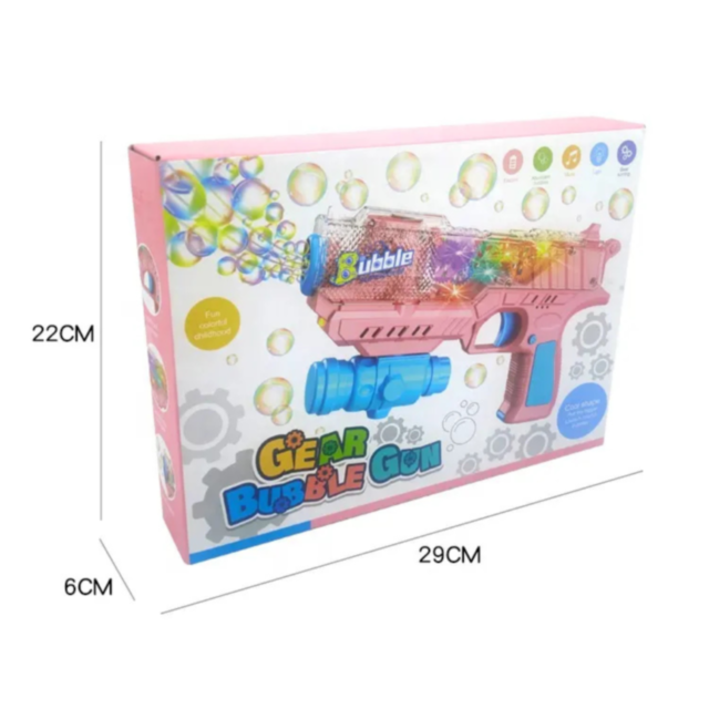 Pistol Electric cu Baloane cu Lumini – Distracție Colorată pentru Copii