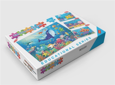 Set Puzzle cu 4 Peisaje Subacvatice | image