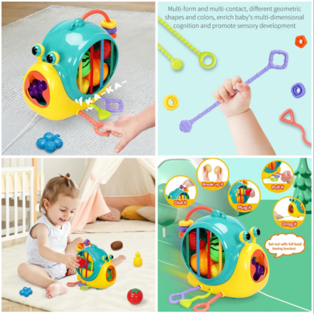 Melc Interactiv cu Fructe și Legume – Dezvoltare Sensorială pentru Copii