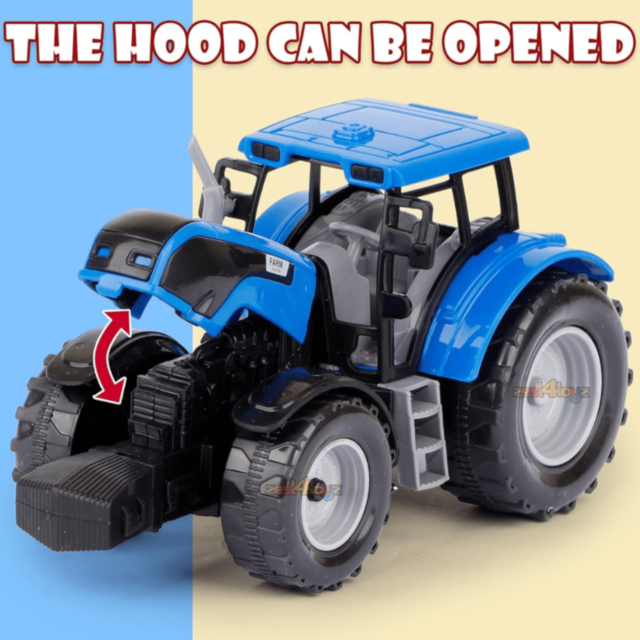 Tractor Fermă Inerțial cu Capotă Rabatabilă (culoare aleatorie)