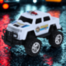 Mașină Poliție Monster Truck cu Roți Mari (culoare aleatorie)