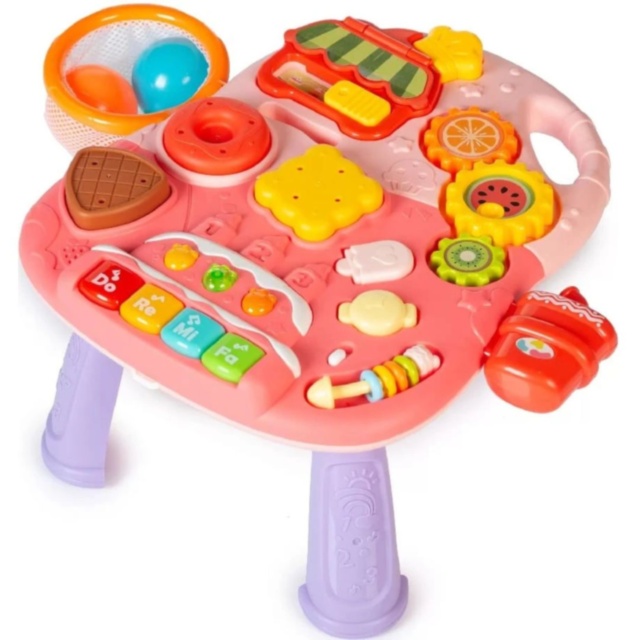 Premergător 4 în 1 cu Masă de Activități