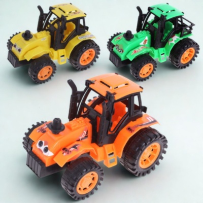 Tractor cu inerție pentru copii, roți mari off-road (culoare aleatorie) | image
