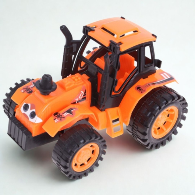 Tractor cu inerție pentru copii, roți mari off-road (culoare aleatorie)