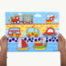Puzzle Transport Din Lemn – Vehicule Colorate
