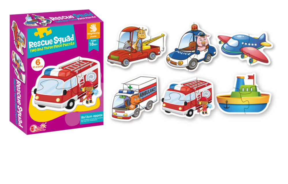 Baby Puzzle 6 în 1 "Vehicule"