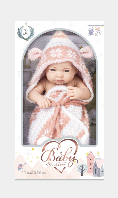 Nou-Născut Realistic din Vinil Înfășat | image