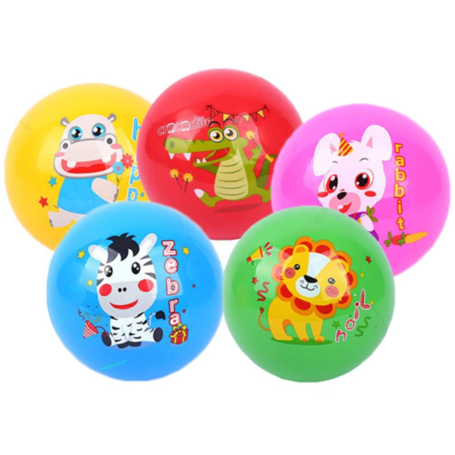1buc. Minge Copii cu Animale Amuzante, Diametru 23 cm (culoare aleatorie)