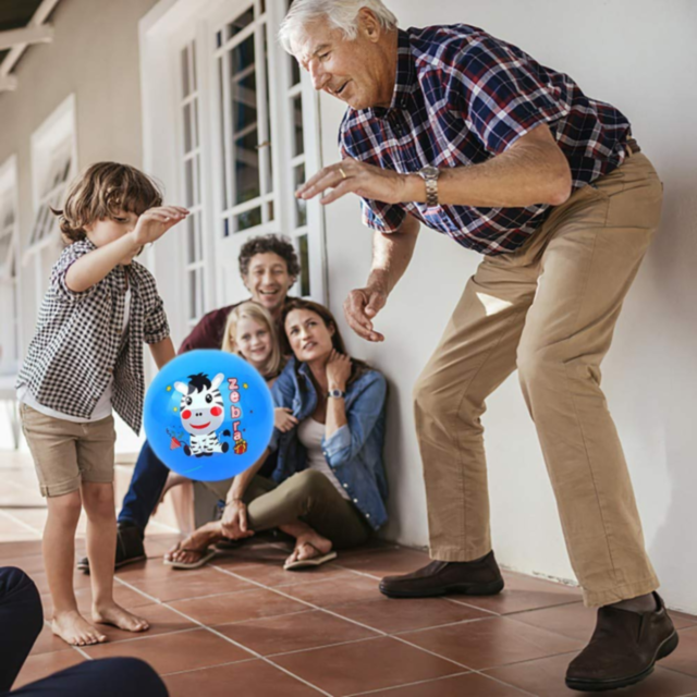 1buc. Minge Copii cu Animale Amuzante, Diametru 23 cm (culoare aleatorie)