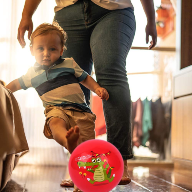 1buc. Minge Copii cu Animale Amuzante, Diametru 23 cm (culoare aleatorie)