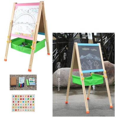 Tablă Dublă Magnetică de Scris și Desenat Ajustabilă | image