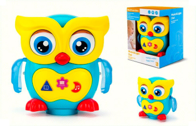 Bufniță Interactivă Educativă cu Sunete și Lumini | image