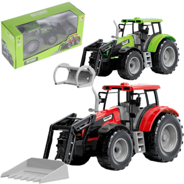 Tractor de Jucărie cu Cupă Frontală (culoare aleatorie)