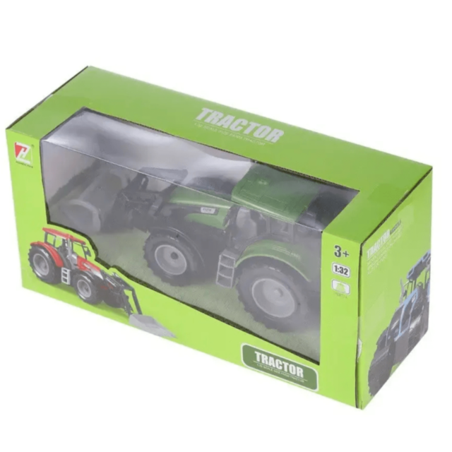 Tractor de Jucărie cu Cupă Frontală (culoare aleatorie)