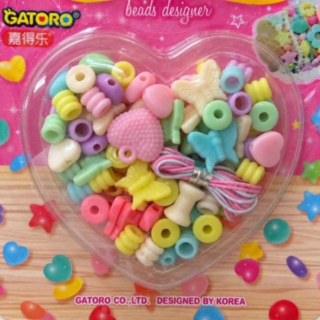 Set de mărgele colorate pentru brățări și coliere Princess
