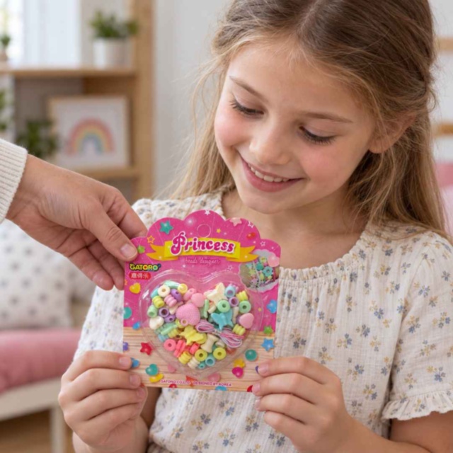 Set de mărgele colorate pentru brățări și coliere Princess